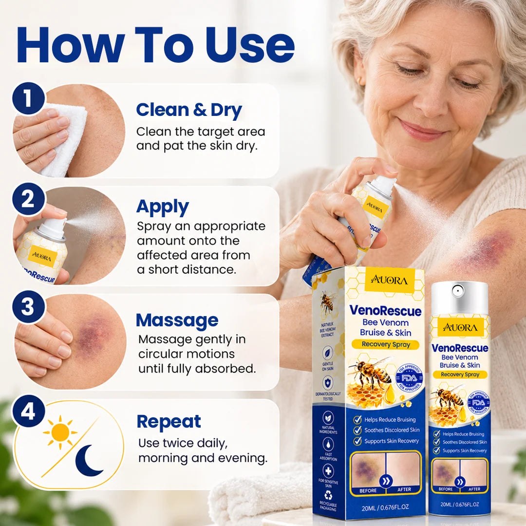 Auora VenoRescue Bee Venom Bruise & Skin Recovery Spray
